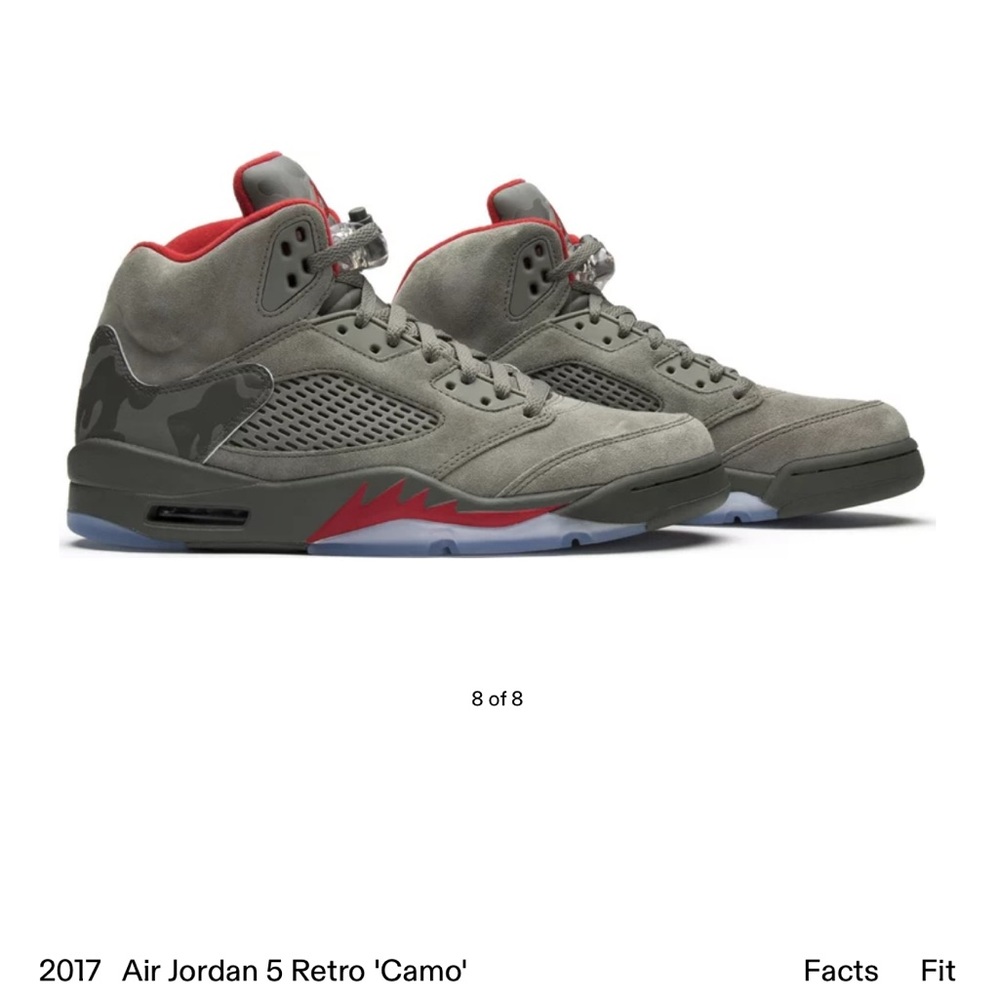 Jordan camo 5’s 2017